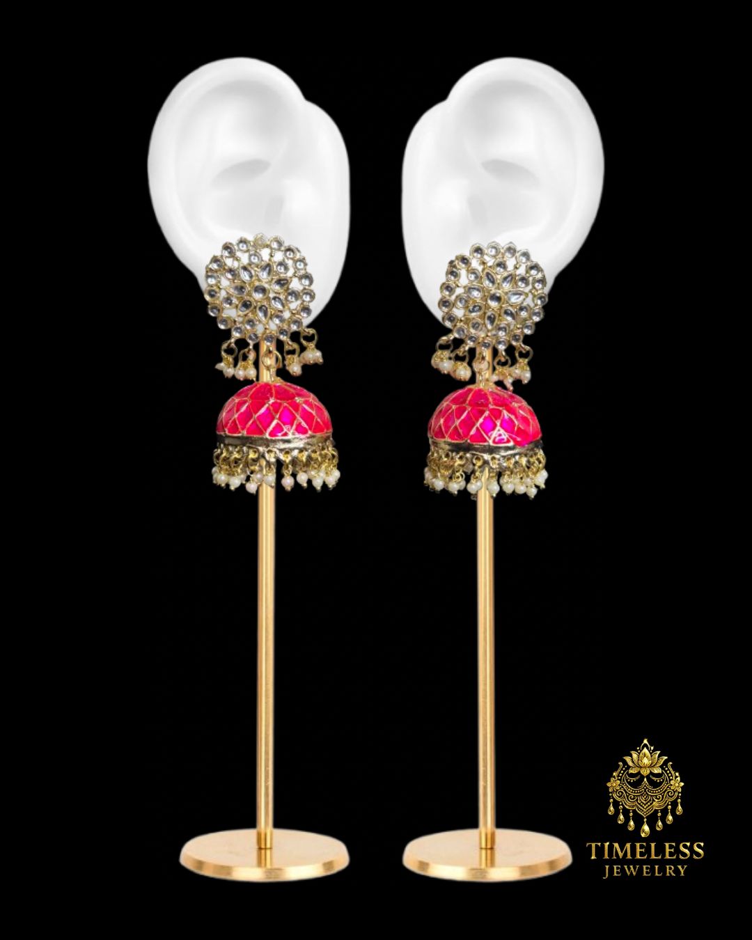 Meenakari Earrings Jhumkis