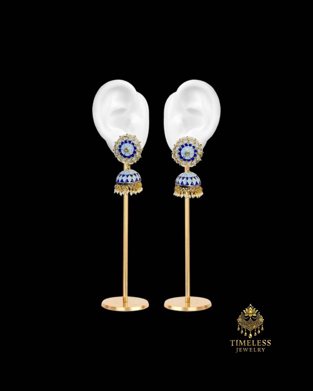 Meenakari Earrings Jhumkis