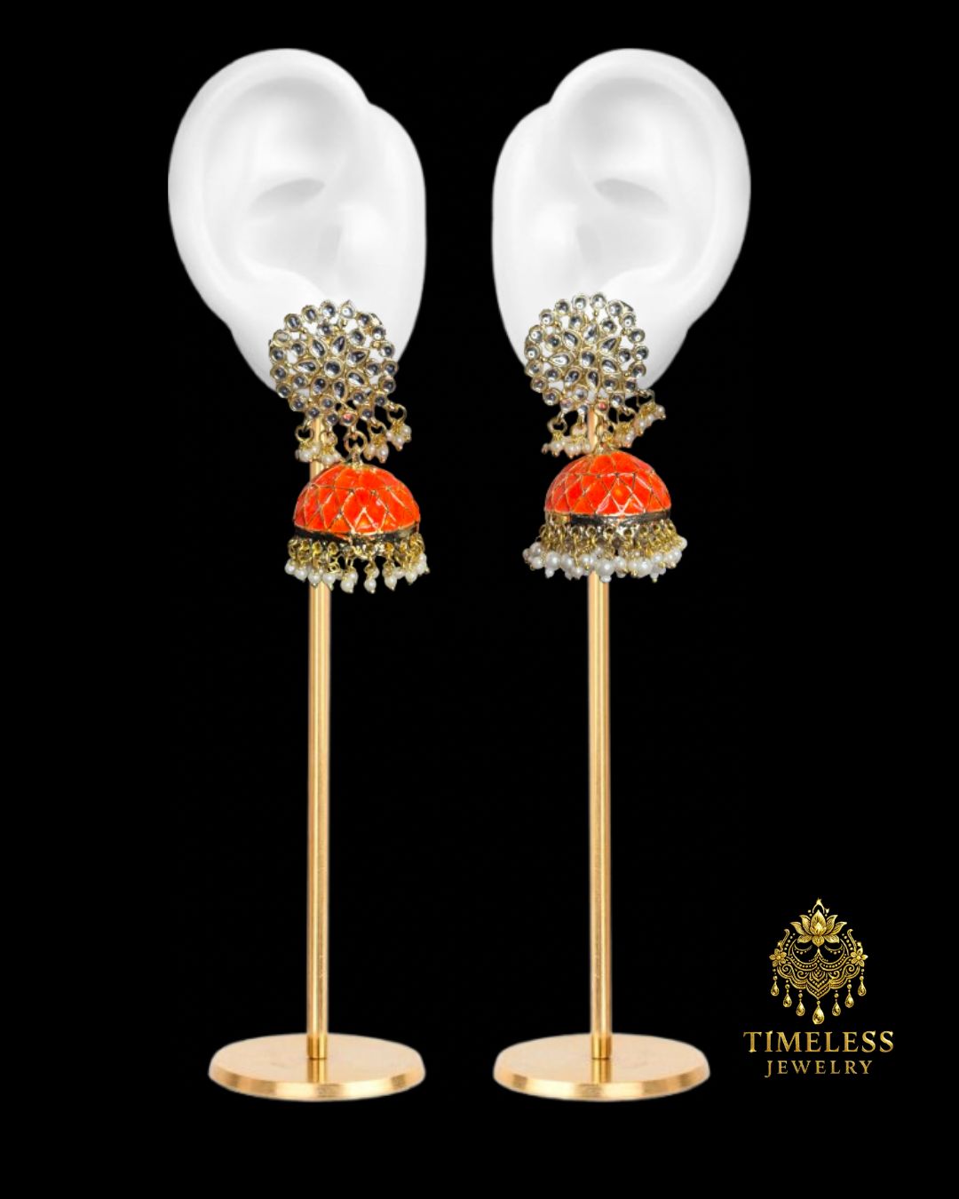 Meenakari Earrings Jhumkis