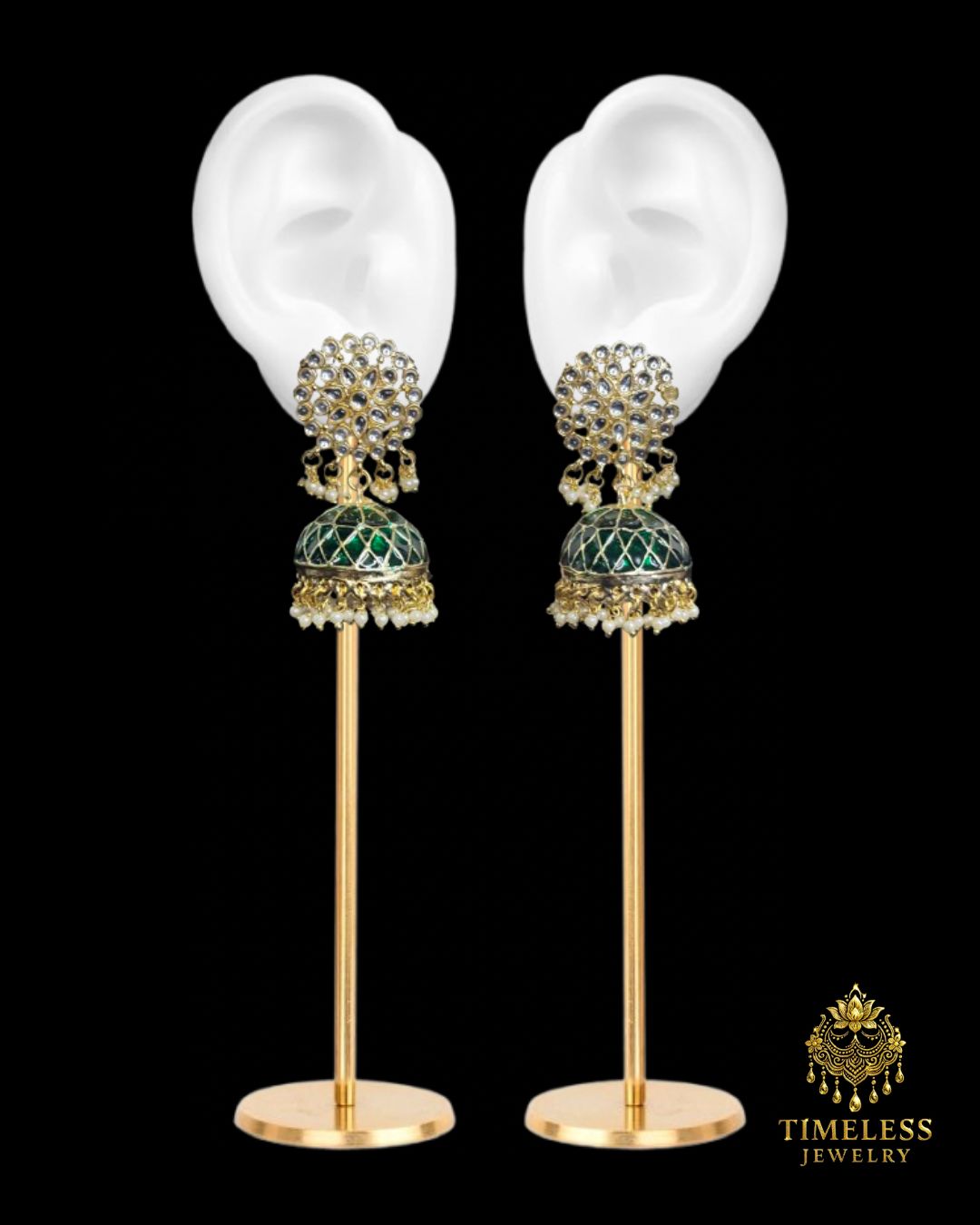Meenakari Earrings Jhumkis