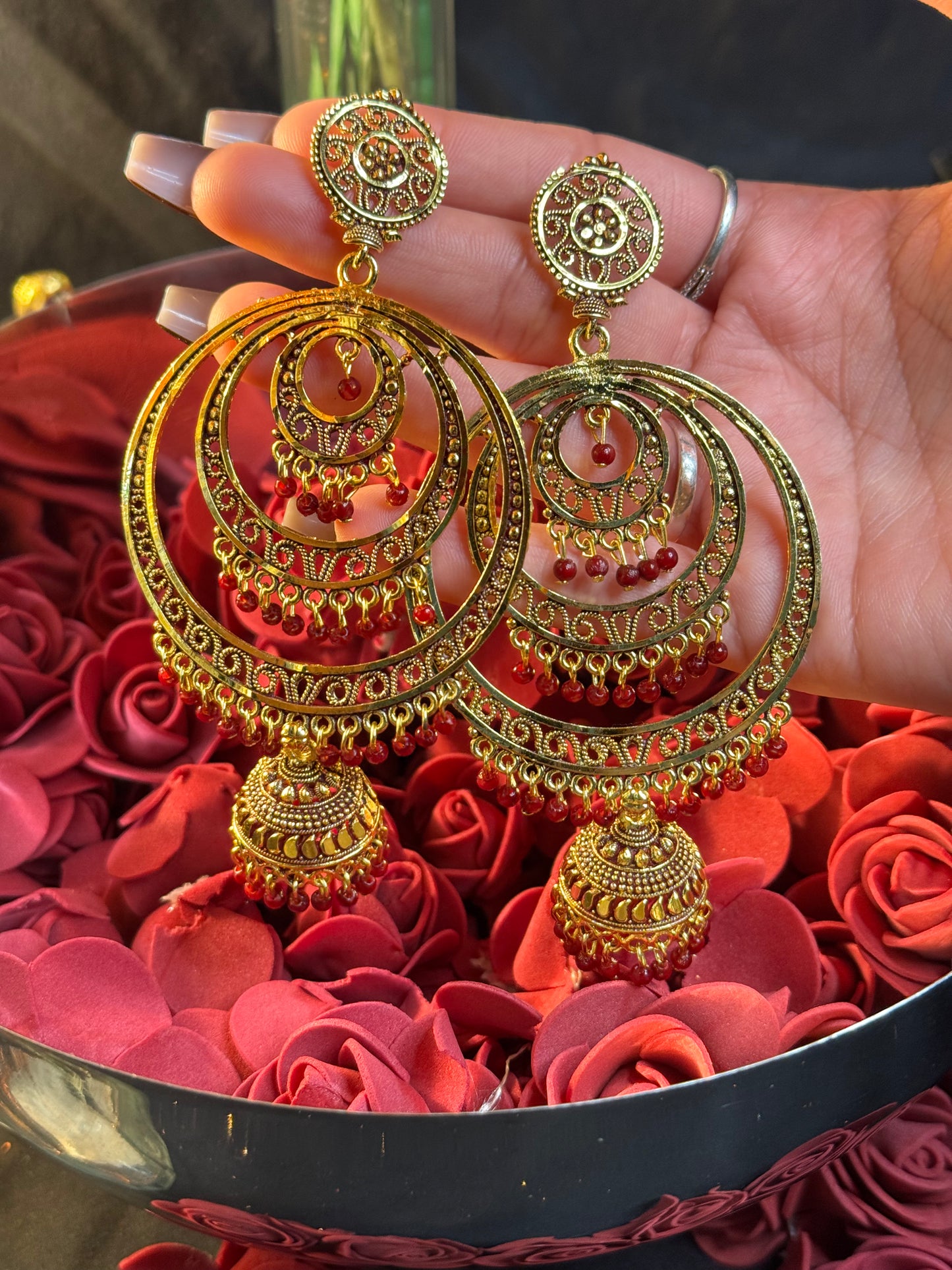Long Layered Jhumka