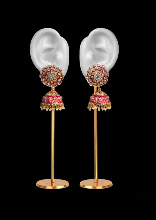 Polki Jhumkas